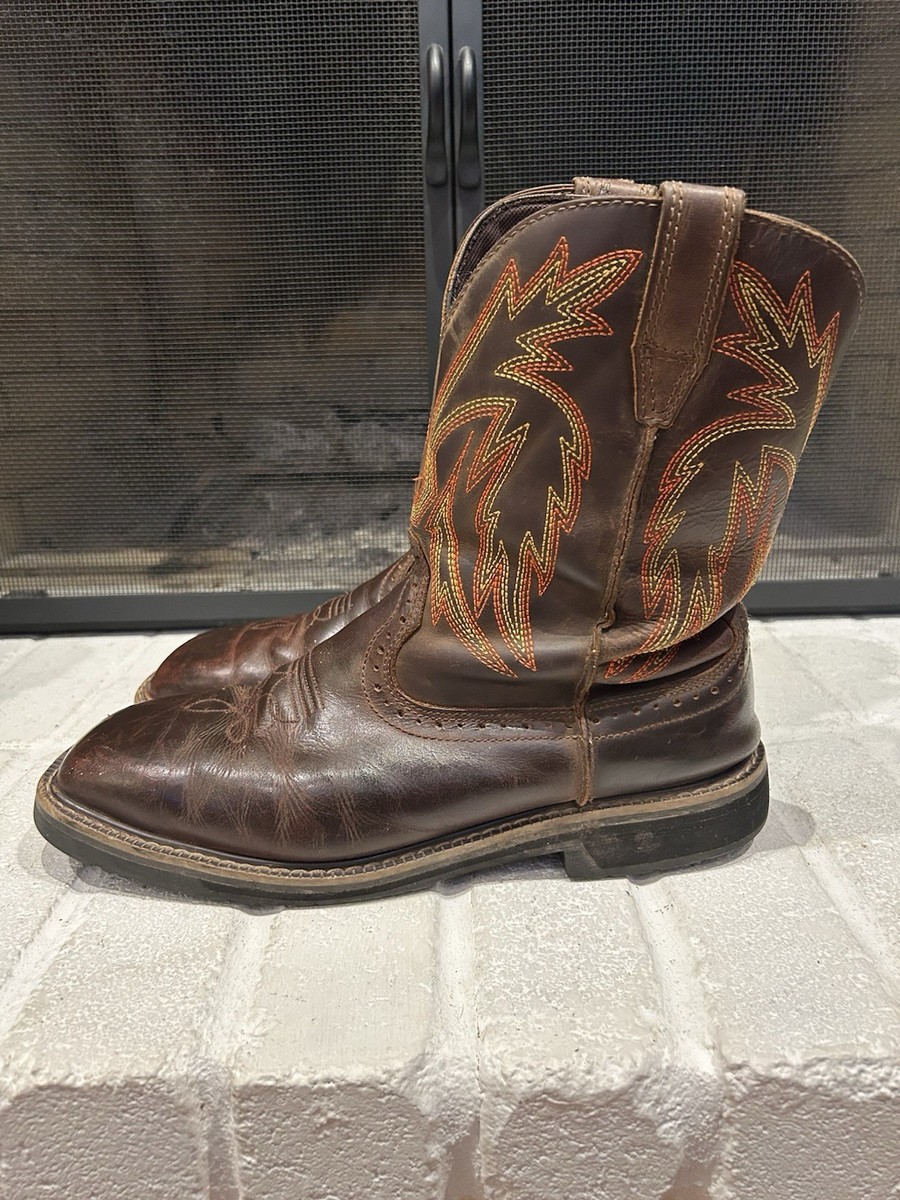 Herman Survivors RANGER Leather Steel Toe Western Pull On Work Boot Men’s  Sz 12