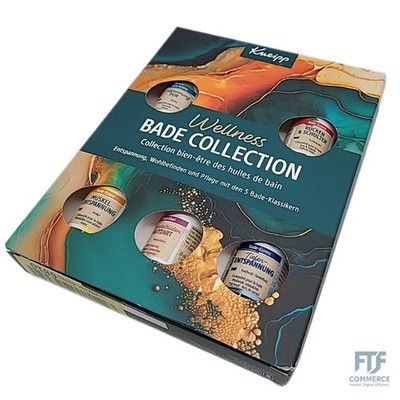 Kneipp Geschenkset Wellness Bade Collection - Geschenkpackung mit 5 beliebten Ba