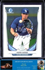 2014 Bowman Chrome *Kean Wong **Card #159** AUTO (RC)