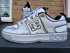 DC LYNX OG CARTOONISED SKATE SHOES sz11/eu45.5 és/MUSKA/SCHEME/KALIS/KOSTON