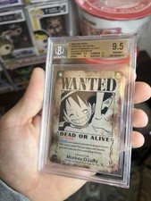 Monkey.D.Luffy (118) (Wanted Poster) OP13-118 Carrying On His Will Foil BGS 9.5