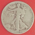 1944-D  WALKING LIBERTY HALF-DOLLAR (50¢) SILVER COIN / TARNISH ON OBVERSE  (23)
