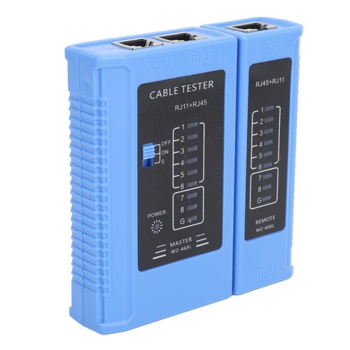RJ45 Crimp Netzwerk Kabel Crimpen Schneiden Abisolieren Mit Tester - Afbeelding 13 van 24