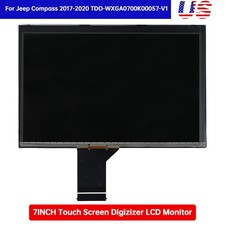 7" LCD Display Touch Screen For 2017-2020 Jeep Compass Radio Navigation Replace
