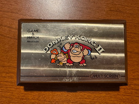 Nintendo Donkey Kong II Multi-Screen Game and Watch 1983 JR55 Tested & Batteries