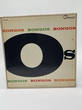 BONGOS LOS ADMIRADORES 12" LP VG+ VINYL RECORD COMMAND GATEFOLD 1959