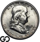 1949-D Franklin Half Dollar, BU, Scarcer Denver Issue
