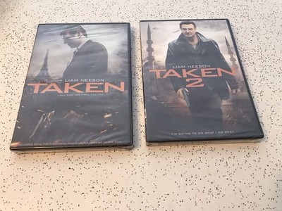 Taken 1 & 2  DVD Includes Both Theatrical And Unrated Versions Brand New Sealed