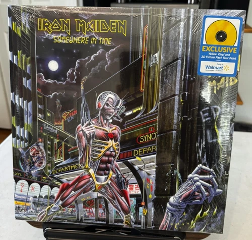 Iron Maiden – Somewhere In Time YELLOW 2024 LP - OOP - Heavy Metal