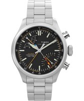 Timex Waterbury Ace Fly-Back Silber Herren Armbanduhr TW2Y70200