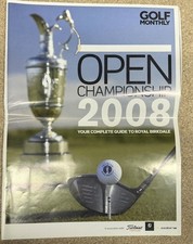 **RARE** Golf Monthly Open Championship 2008 Complete Guide to Royal Birkdale