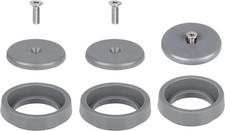 3 Pack Commercial Spray Valve Repair Kit for Most Sink Gray