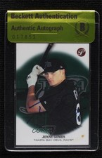 BAS 2002 Topps Pristine Jonny Gomes #190 Authentic Auto ow6