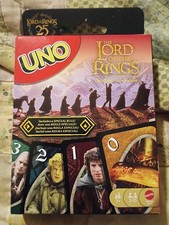 UNO Lord of the Rings Card Game Mattel New LO...