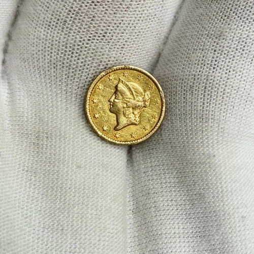 1849-P $1 Liberty Head Gold Dollar Philadelphia One PRE33 US Coin CLOSED WREATH