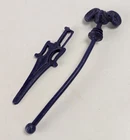 Vintage Mattel MOTU He-Man Masters Of The Universe Skeletor Staff & Sword Part