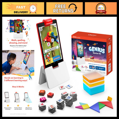 Genius Starter Kit for Kids 6-10 | 5 Educational Games | STEM Learning System |