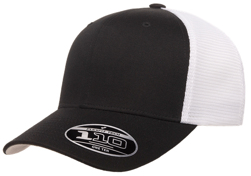 6 Panel Adjustable OSFA Mesh Cap 2-Tone 