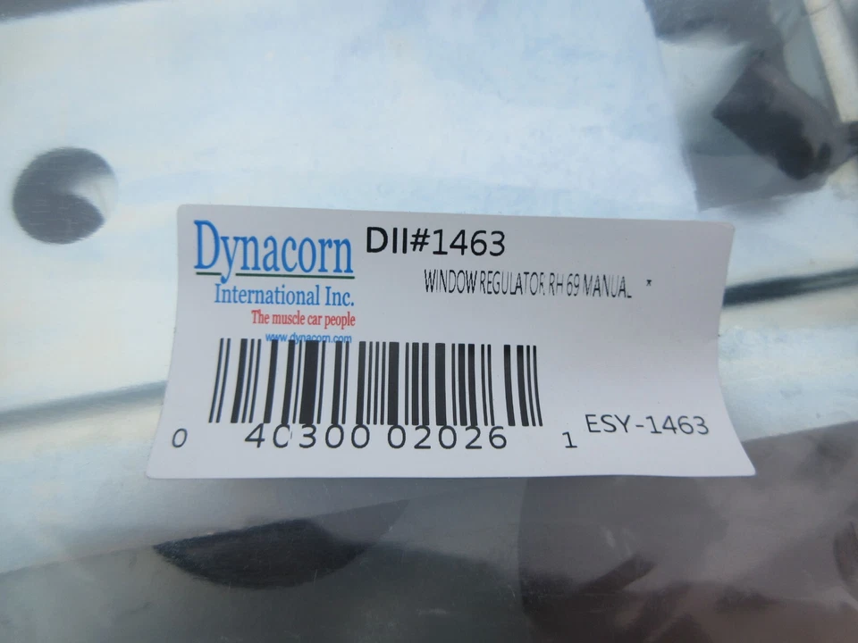 Nuevo regulador de ventana de manivela delantera derecha Chevelle & GTO 1969 Chevrolet Pontiac FZ Foto 2 de 4