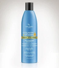 3 X Hair Chemist Collagen and Vitamin E Max Volume Shampoo 10 oz NEW
