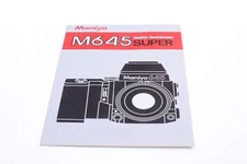 ✅ MAMIYA M645 SUPER CAMERA ORIGINAL HANDY INSTRUCTIONS MANUAL DUTCH 134-2