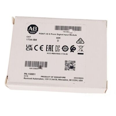 NEW AB 1734-IB8/D POINT I/O 8 Point Digital Input Module 1734IB8 PLC 1PC US