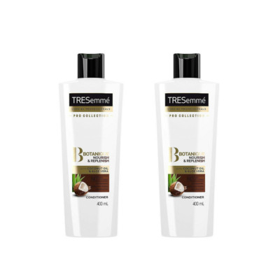 x2 TRESemmé Botanique Nourishing Conditioner With Coconut Oil & Alovera 400ml