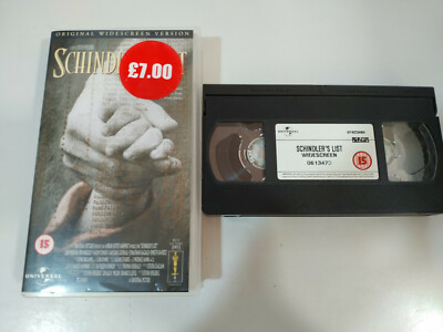 Schindler´S List Liam Neeson) Steven Spielberg - VHS Kassette Tape English