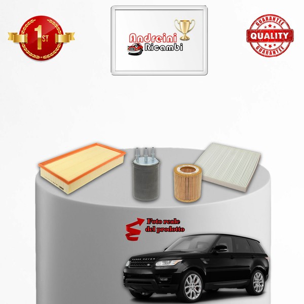 Set Service 4 Filter Land Rover Range Rover IV 3.0 D 215KW 292CV Von 2015->-image