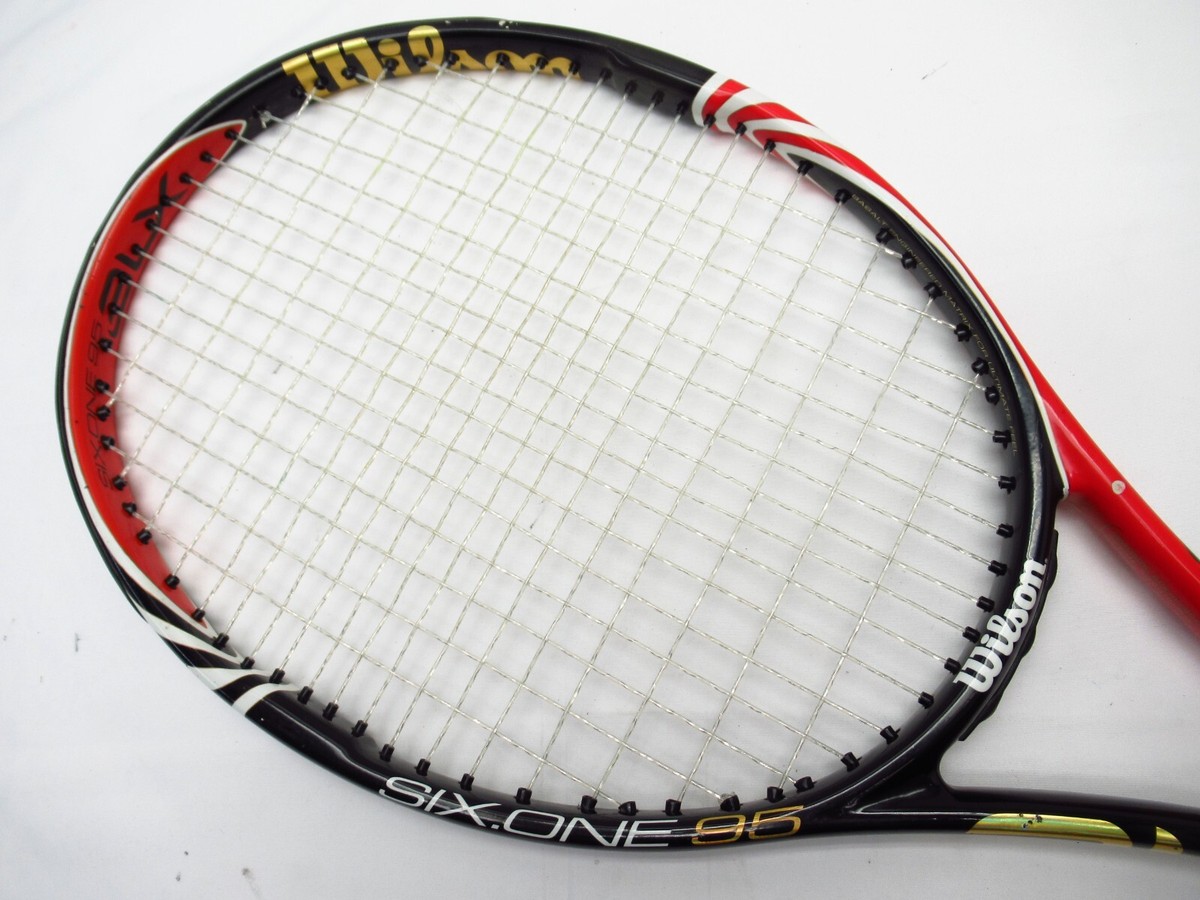 ラケット(硬式用) Wilson BLX SIX ONE ASIAN WILSON BLX SIX ONE 95 TENNIS RACQUET (4 1/4) NEW GRIP