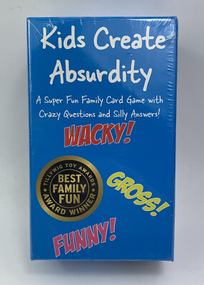 Kids Create Absurdity Super Fun Family Card Game 465 Cards Ages 6+ New Sealed