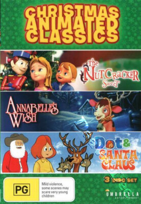 Christmas Animated Classics Collection NEW PAL 3-DVD Set Alicia Silverstone