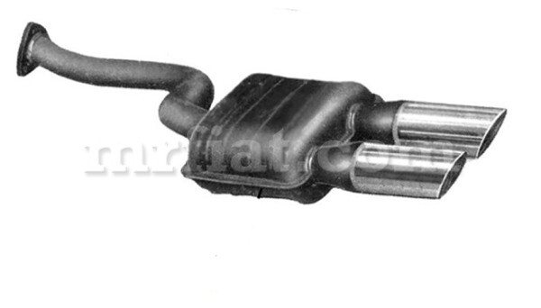 De Tomaso Pantera L 3 ANSA Left Rear Exhaust Muffler New
