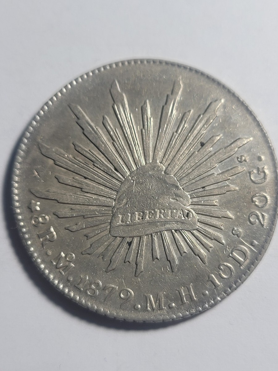 1879 MEXICO 8 REALES WITH CHINESE CHOP MARK AU | eBay
