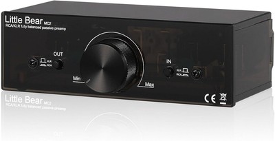 Little Bear MC2 Mini Fully-Balanced/Single-Ended Passive Preamp; Hi-Fi Pre-Am...