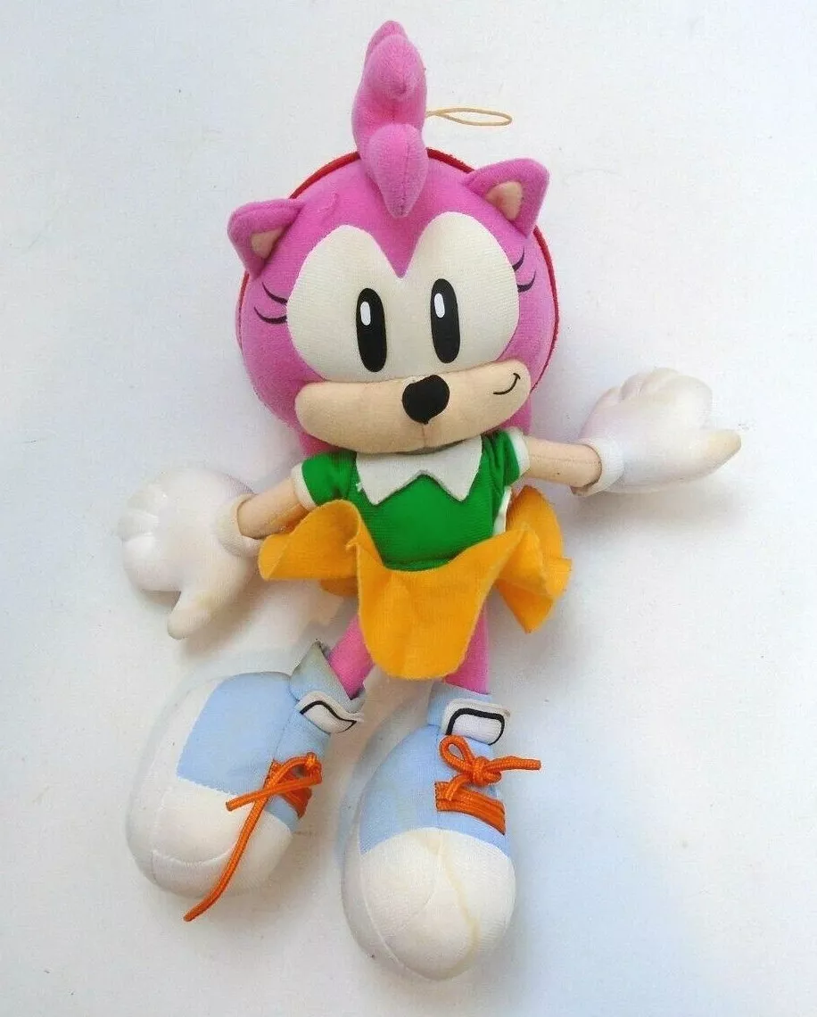 Classic Sonic The Hedge Hog Amy Rose Plush Stuffed Animal Toy 9 Sega  Genesis