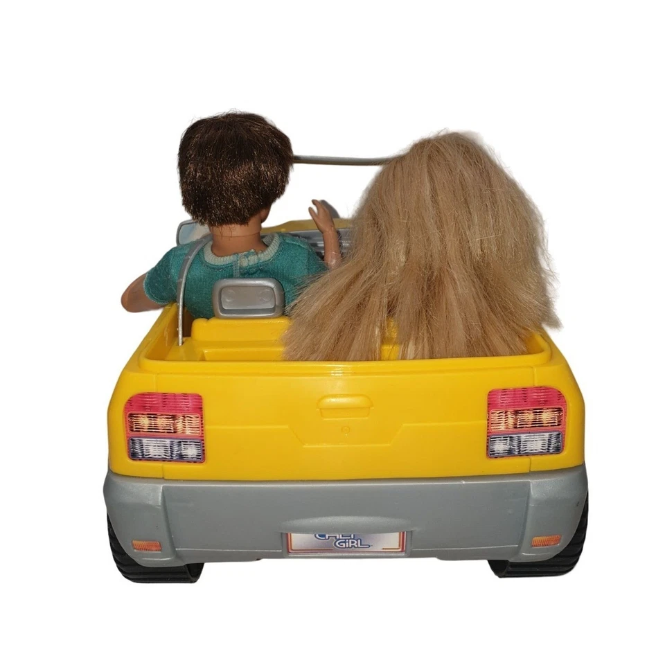 De Colección Barbie Jeep Ken Barbie Paquete Amarillo 4x4 Cali Niña Sol 'N Arena Vehículo Jugar Foto 4 de 4