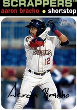 2020 Topps Heritage Minor League #74 Aaron Bracho Mahoning Valley Scrappers