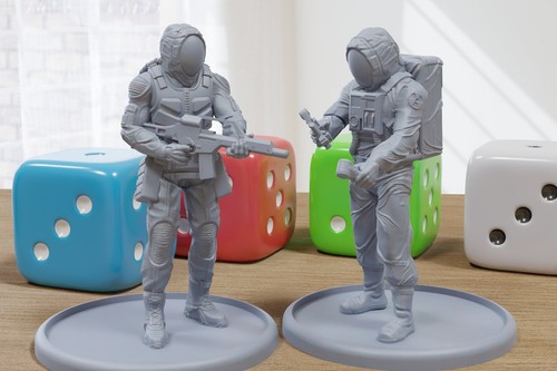 Figurines 3D Horros Mutants – Minifigures Post-Apocalyptiques, Imprimées 3D