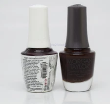 Gelish DUO Soak Off Gel Polish + Morgan Taylor Lacquer #183 Pumps or Cowboy Boot
