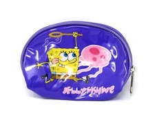 Spongebob Squarepants Jellyfish Shiny Zipper Coin Wallet Purse 2002 Nickelodeon