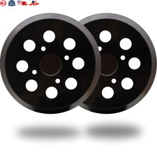 Paquete de 2 almohadillas de lijadora de gancho y bucle de 5 pulgadas y 8 orificios para Ridgid R2600, R2601 5"