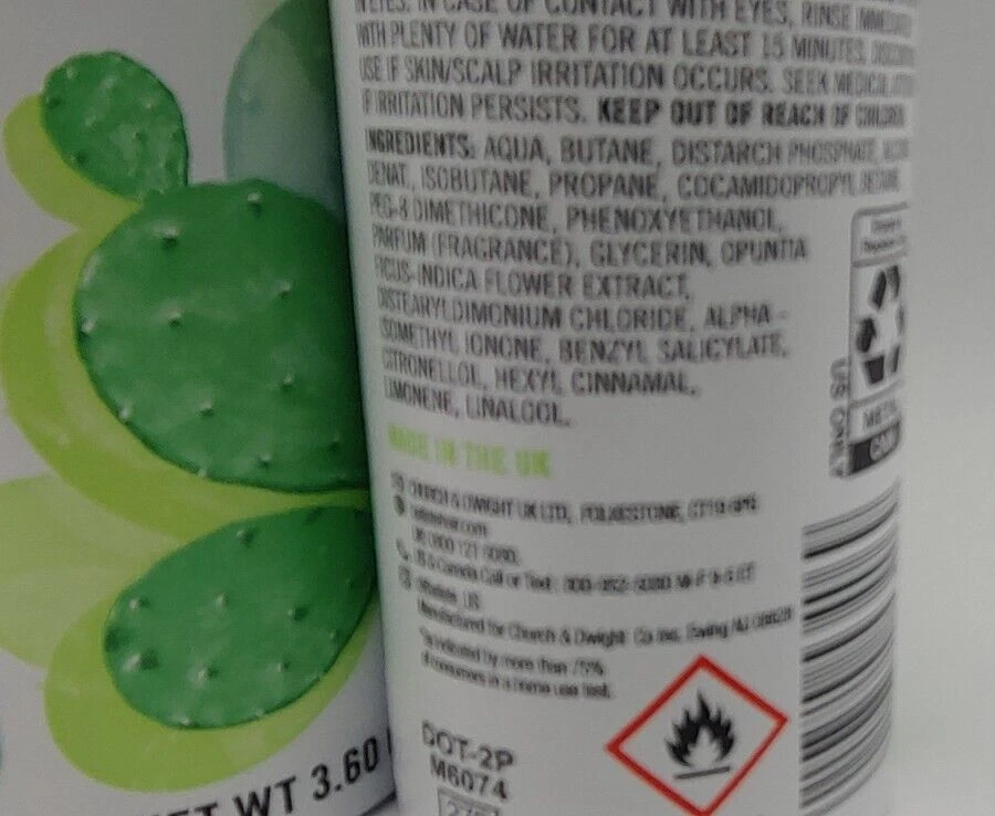 Batiste No Rinse shampoo waterless cleansing foam 3.6oz lot of 6 - Image 3 of 4