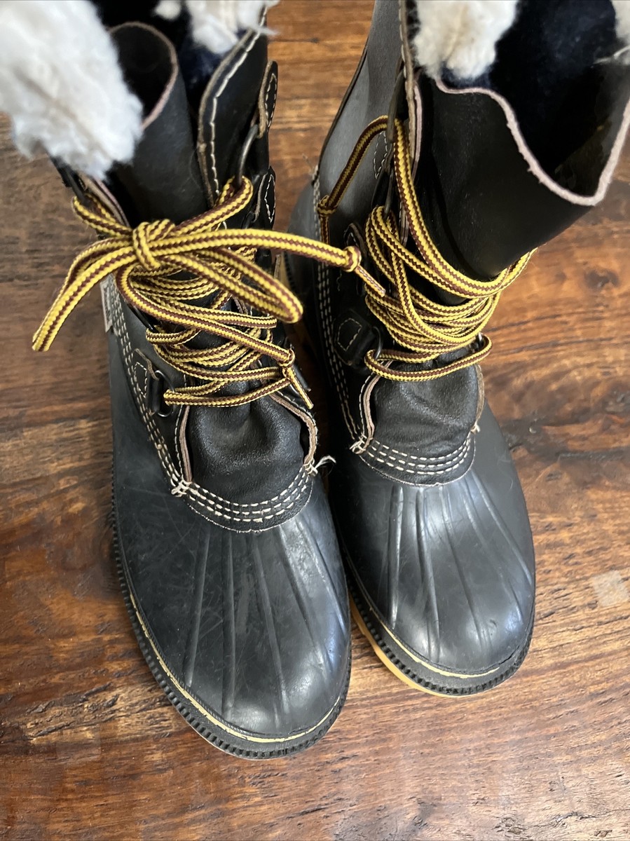 Kamik KW2000 Men\'s Insulated Waterproof Hunter Duck Boots Size 7 Black Leather Kamik KW2000 Men main image 2