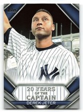 2020 Topps Update - 20 Years of The Captain #YOC-08 DEREK JETER Yankees  !!!