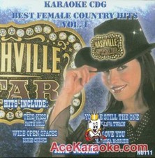 Karaoke: Nashville Star Best Female Country Hits 1 - Audio CD - VERY GOOD