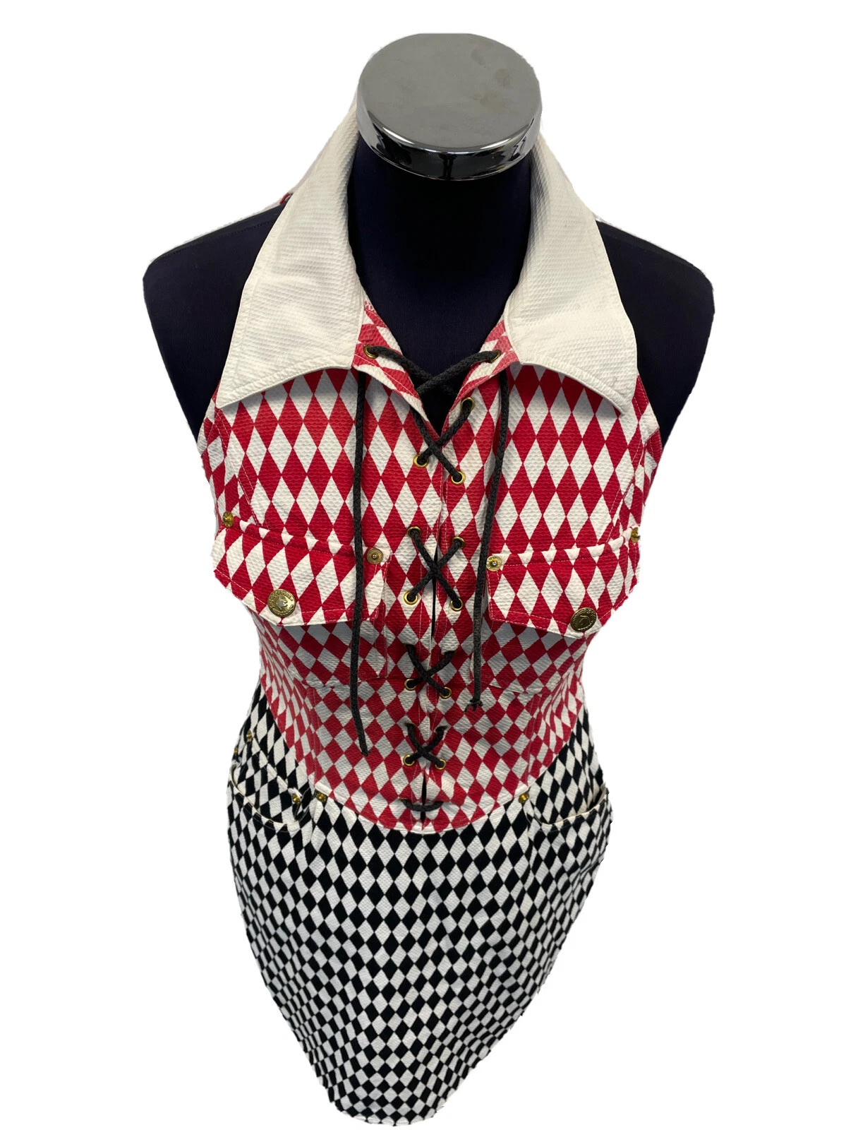 MOSCHINO JEANS ABITO DONNA DRESS WOMAN VINTAGE JH514