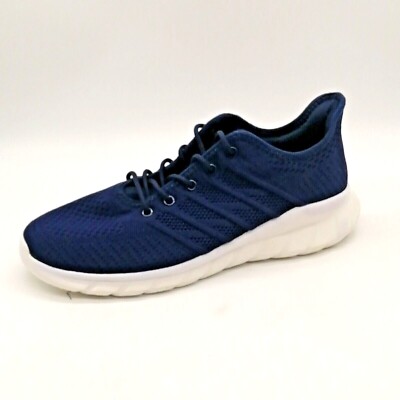 Kaopabolo Mens Sneakers Navy Blue Lace Up Front Cushioned Light Weight EUR 43