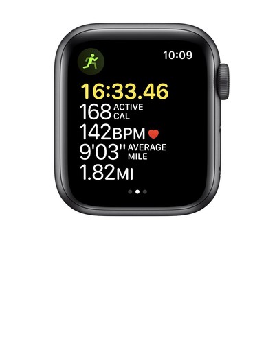 Apple Watch SE (1st Gen) GPS, 40mm Space Gray Aluminum Case With Midnight S Band - Picture 2 of 5