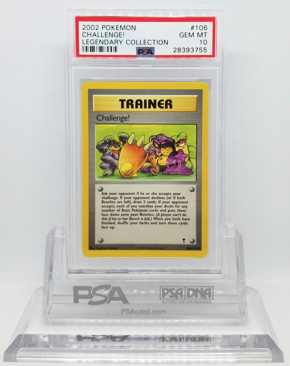POKEMON LEGENDARY COLLECTION CHALLENGE! TRAINER #106 PSA 10 GEM